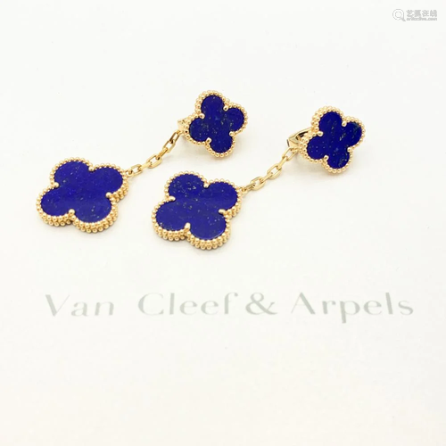 Van Cleef & Arpels Vintage Alhambra Lapis Lazuli & 18K