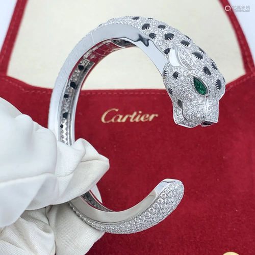 Cartier Panthere de Cartier Diamond Bracelet Size 18