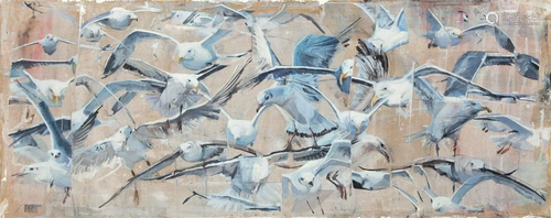 Agata Krutul (b. 1983) Objection of seagulls