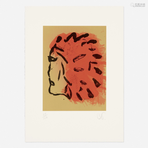 Claes Oldenburg, Injun Poster (from Peace Portfolio)