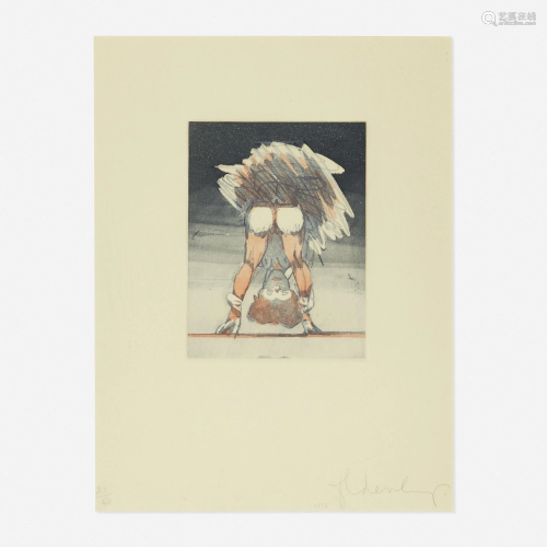Claes Oldenburg, Figure Looking Through Legs