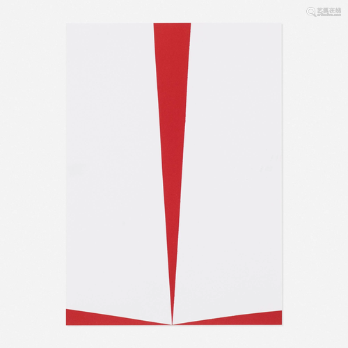 Carmen Herrera, Untitled (Red and White)