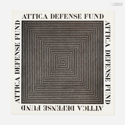 Frank Stella, Attica Defense Fund