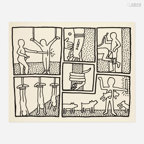 Keith Haring, Untitled (from Blueprint Drawings)