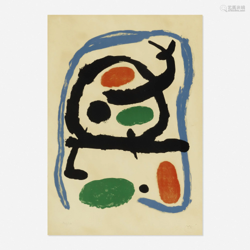 Joan Miró, Poster for Musée National d'Art Moderne,