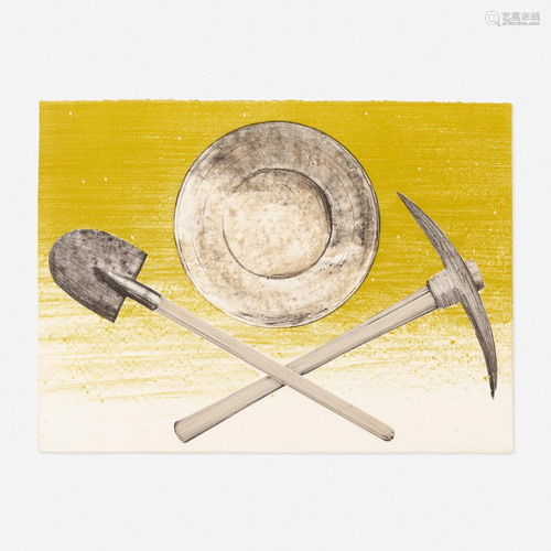 Ed Ruscha, Pick, Pan, Shovel