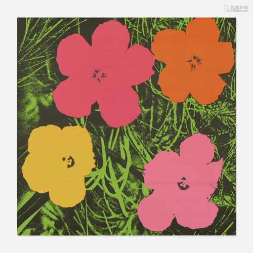 Andy Warhol, Flowers (Castelli mailer)