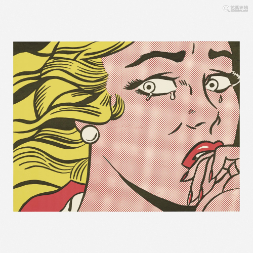 Roy Lichtenstein, Crying Girl (Castelli mailer)