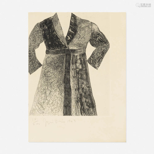 Jim Dine, Bathrobe (from New York Ten)