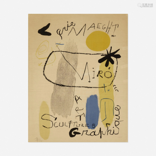 Joan Miró, Sculptures; et Art Graphique