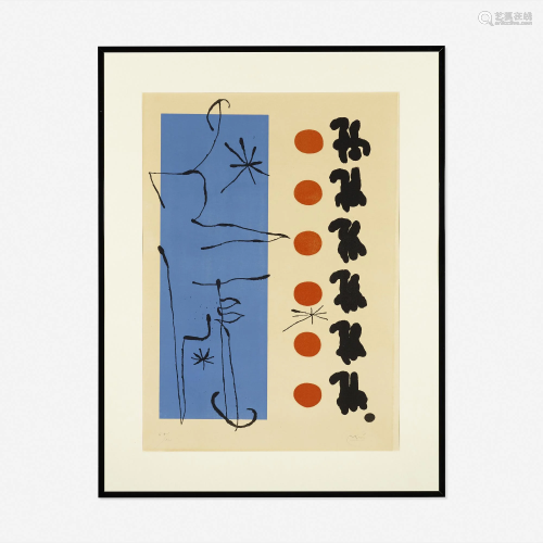 Joan Miró, Rouge et Bleu