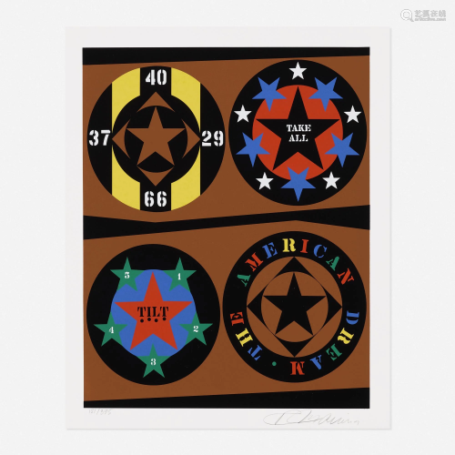 Robert Indiana, Untitled (from The American Dream Book)