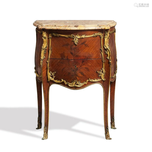 18th C Louis 15th Style Incense Wood Cabinet