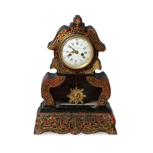 17th C Louis XV Wooden Mantel Clock Lepaute