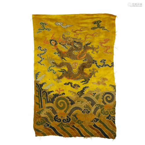 Chinese Qing Dynasty Silk Embroidery