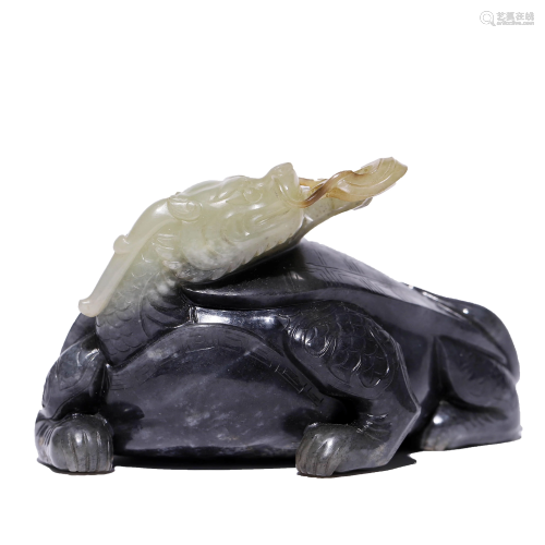 Chinese Black & White Jade Son of the Dragon, BXia