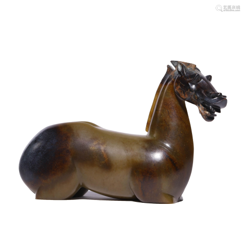Chinese Jade Horse Statue