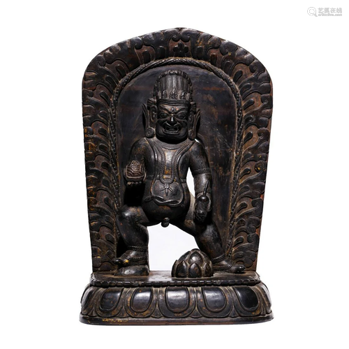 Chinese  Tibetan Stone SitajambahalStatue