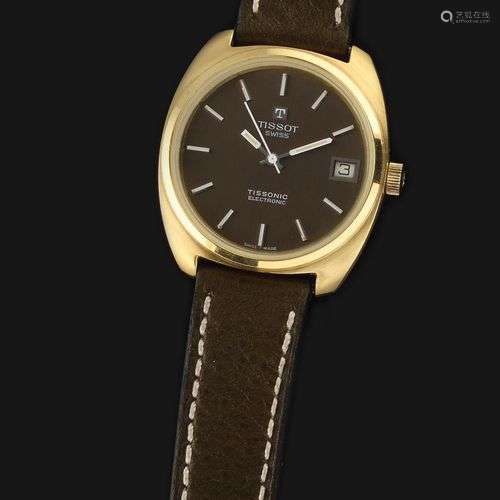 TISSOT Tissonic Vers 1980. Ref : 40615. Montre-bracelet pour...