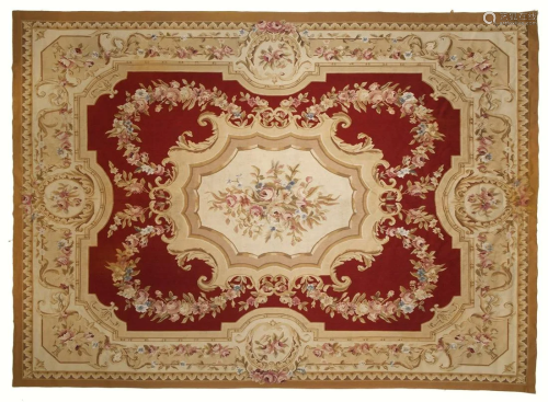 MANIFATTURA DI AUBUSSON, XX SECOLO Carpet with central