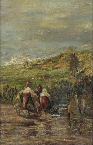 IVAN IVANOVICH ENDOGUROV Landscape with peasa…