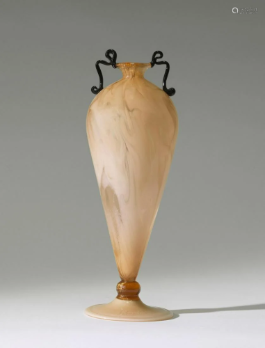 SCHNEIDER Large vase with restful balustrade on