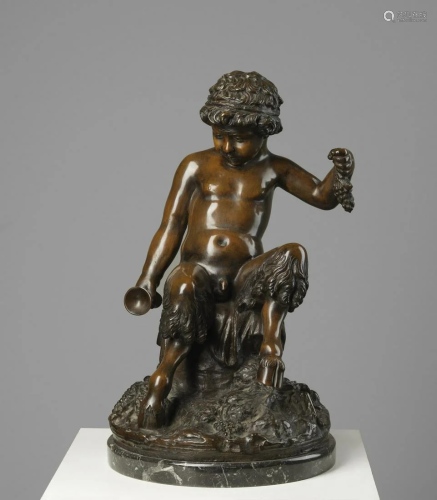 VINCENZO CINQUE Young satyr seated.