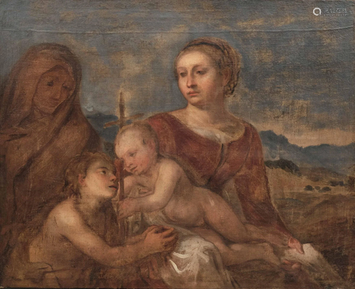 Scuola bolognese del XVII secolo, Sacra Famiglia