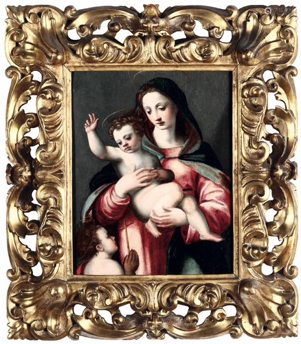 Scuola toscana del XVI secolo, Madonna con Bambino e