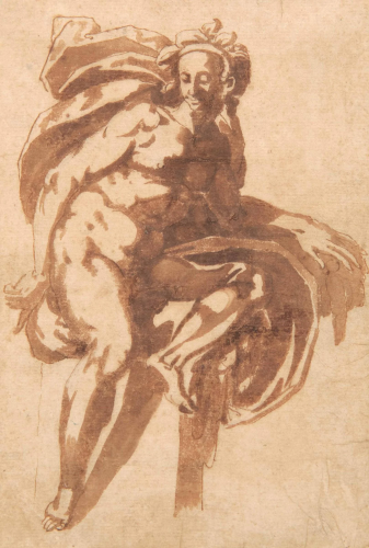 Scuola del XVI secolo, Figura femminile seduta