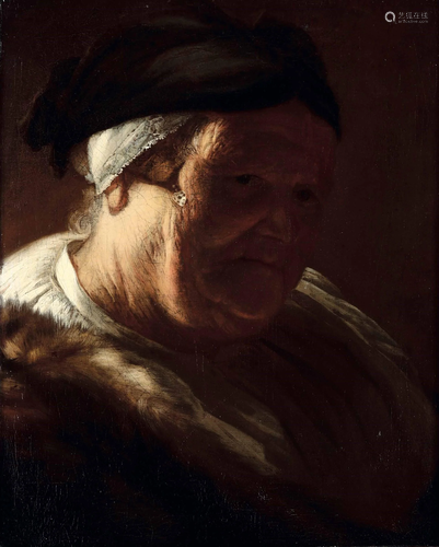 Jan Lievens (Leida 1607 - Amsterdam 1674), Ritratto di