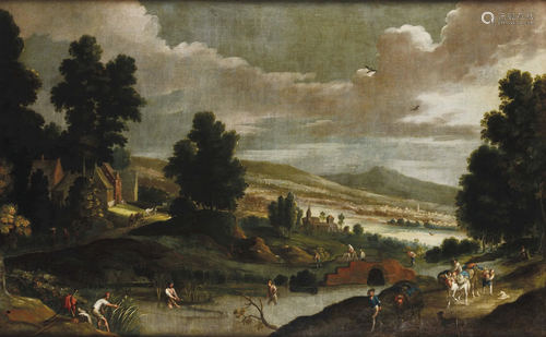 Lucas de Wael (Anversa 1591-1661), Paesaggio con