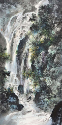 冯骥才（b.1942）     云水图