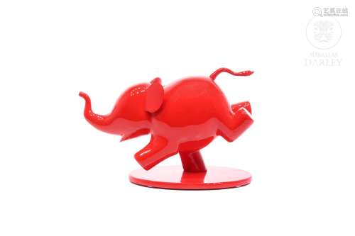 Laszlo Tibay (1962) “L’éléphant rouge”