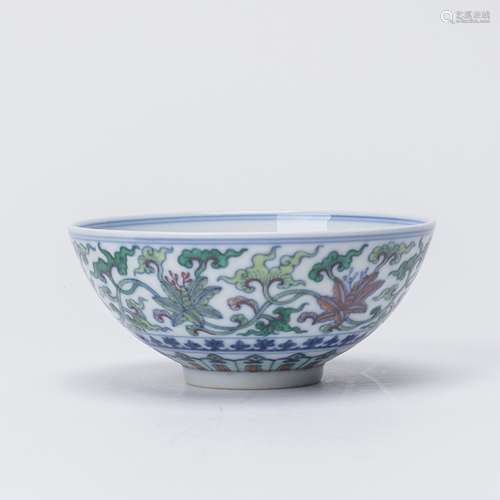 chinese doucai porcelain bowl