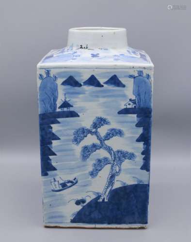chinese blue and white porcelain large pot
