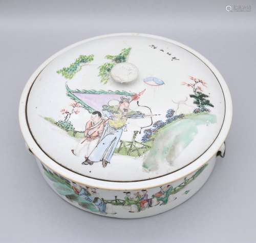 chinese Famille rose porcelain jar
