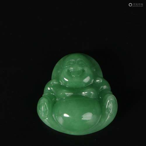 chinese jade carving maitreya buddha
