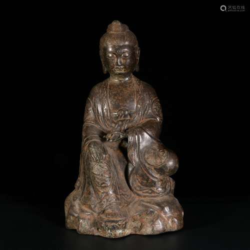 chinese bronze statue of buddha