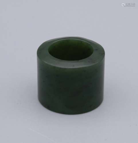 chinese hetian green jade thumb ring