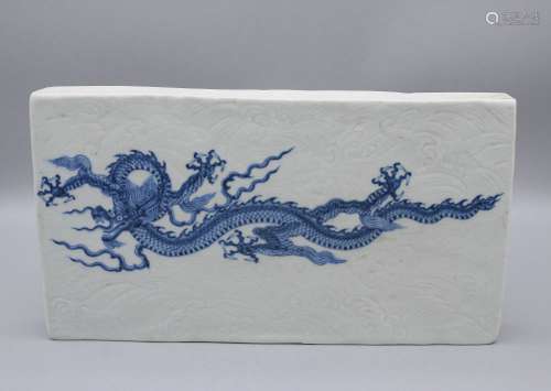 shinese dragon pattern porcelain brick