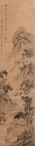 chinese xu gu's landscape painting