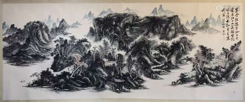 chinese painting by huang binhong