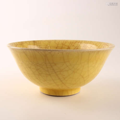黃釉碗
