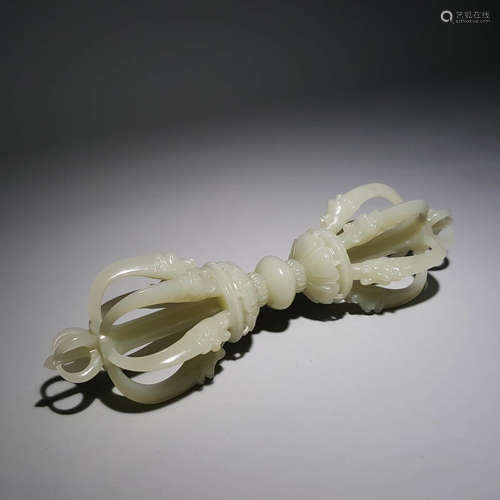 A Hetian Jade Vajra