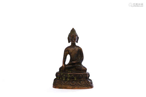 A Bronze Statue Of Amitayus Buddha