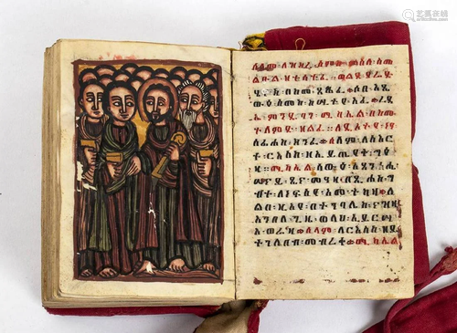 A COPTIC CHRISTIAN GE'EZ MANUSCRIPT Ethiopia, 19th