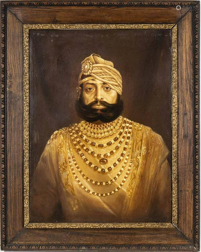 A PORTRAIT OF MAHARAJA JASWANT SINGH II 19th century