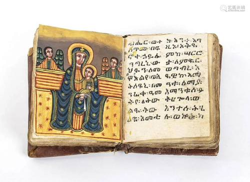 A COPTIC CHRISTIAN GE'EZ MANUSCRIPT Ethiopia, 19th