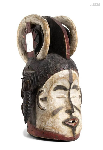 A PAINTED WOOD MASK Nigeria, Igbo